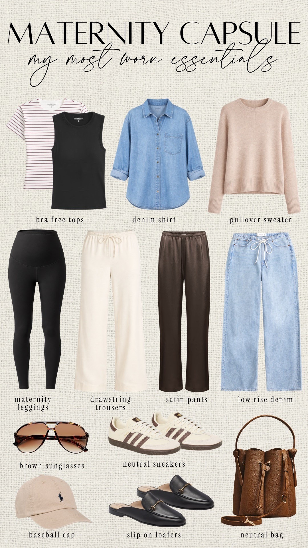 Maternity capsule wardrobe 

#LTKootd #LTKBump