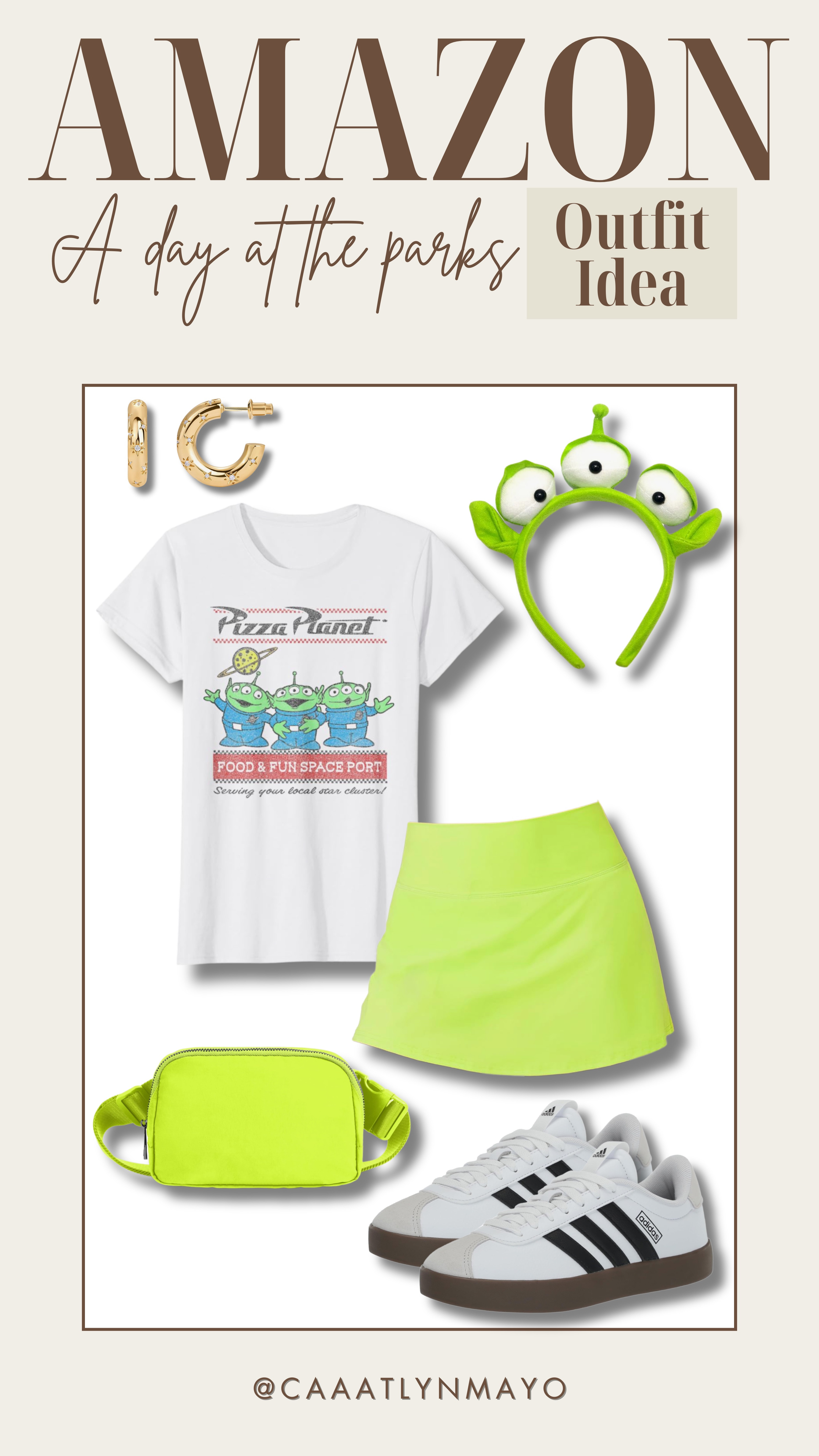 A Day in the Parks Outfit Idea - Aliens/Toy Story Inspired 💚 #WDW #outfitideas #disney

#LTKTravel #LTKSeasonal #LTKFindsUnder50