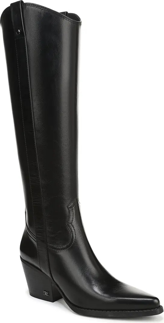 Sam Edelman Wyatt Knee High Western Boot (Women) | Nordstrom | Nordstrom
