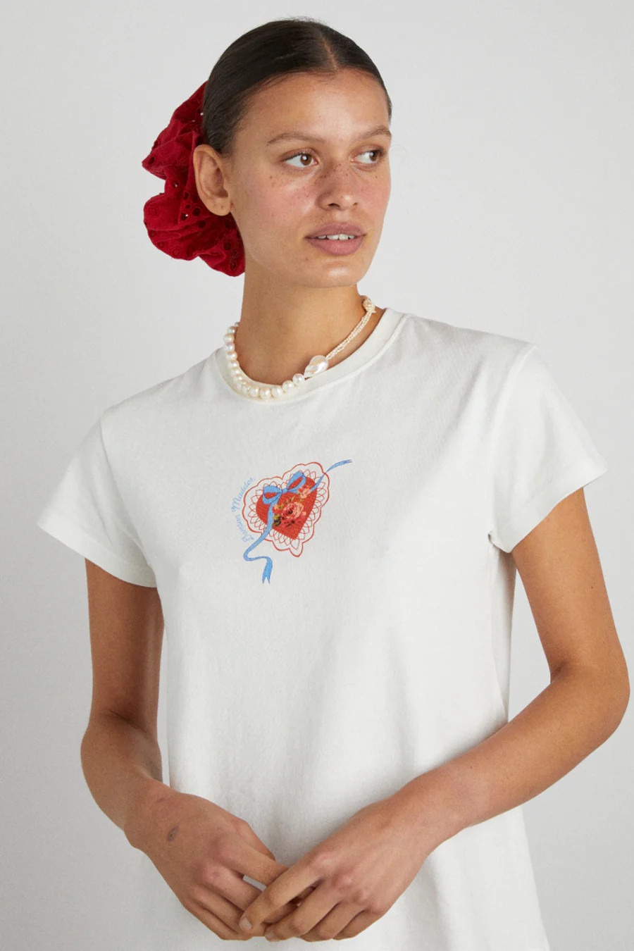valentine shrunken tee | Damson Madder