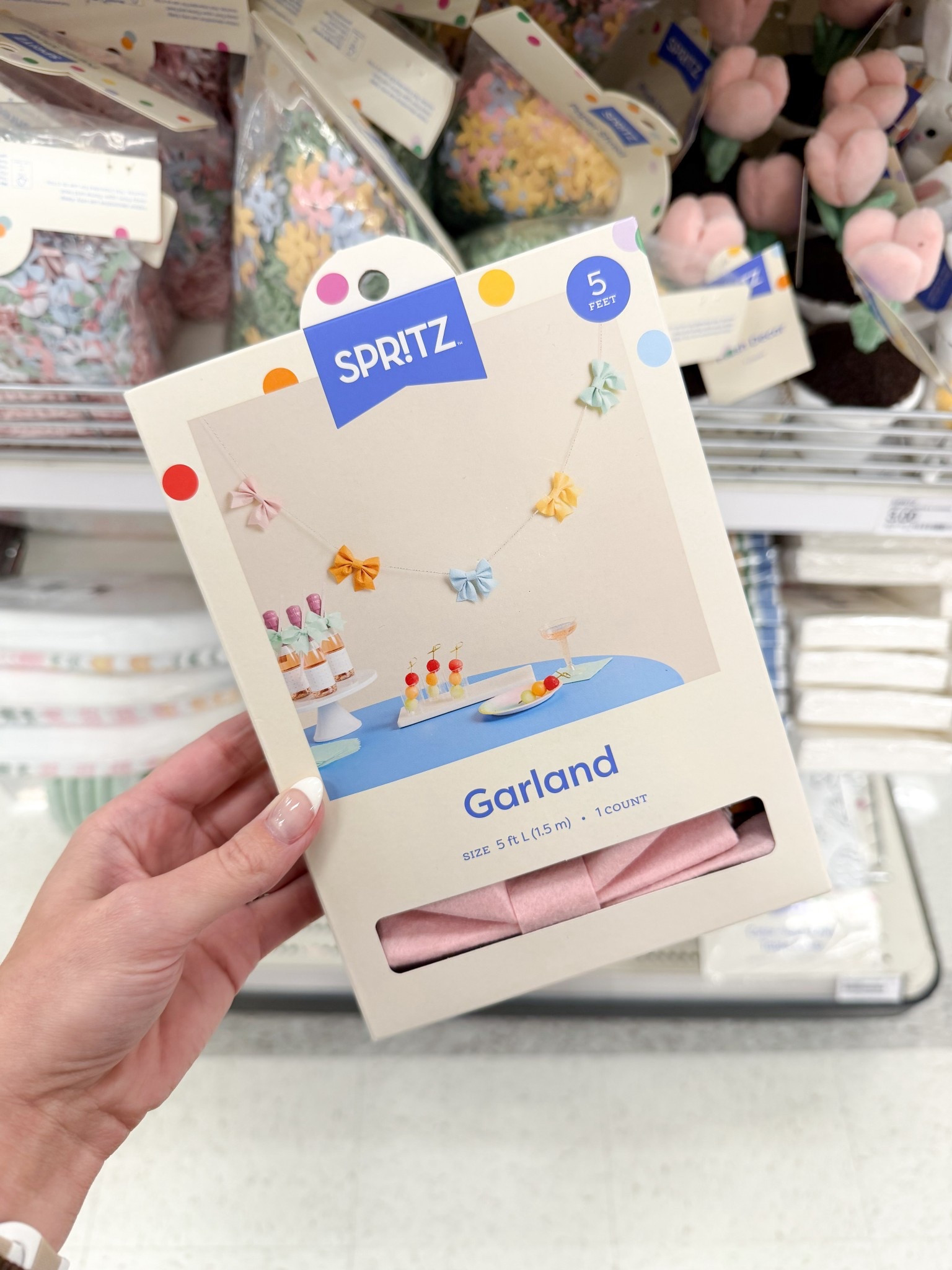 The prettiest spring garland from Target! Perfect to hang on your fireplace this spring! 

#LTKSeasonal #LTKSaleAlert #LTKHome