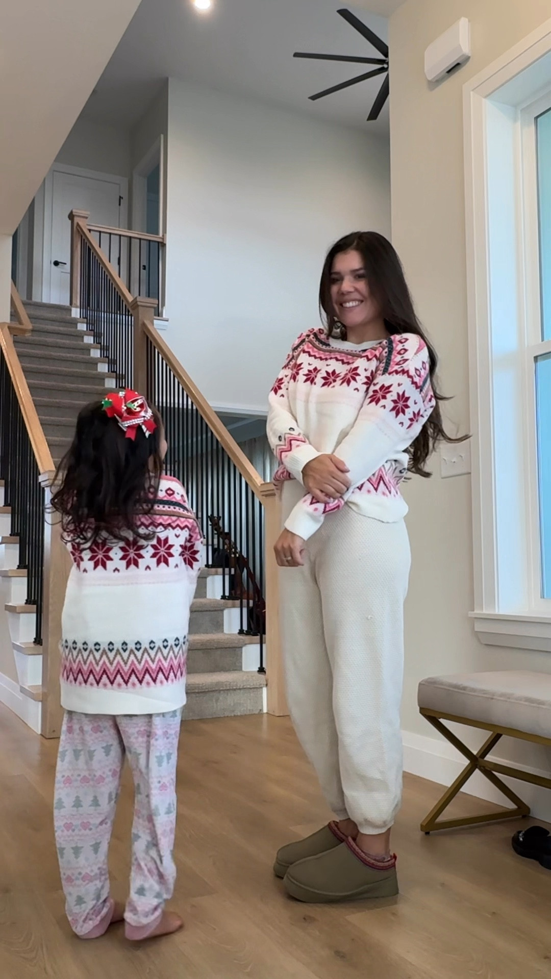 Matching Christmas 🎄 sweaters 🌸🎀🌷🩷❄️🩰

#LTKHoliday #LTKSeasonal