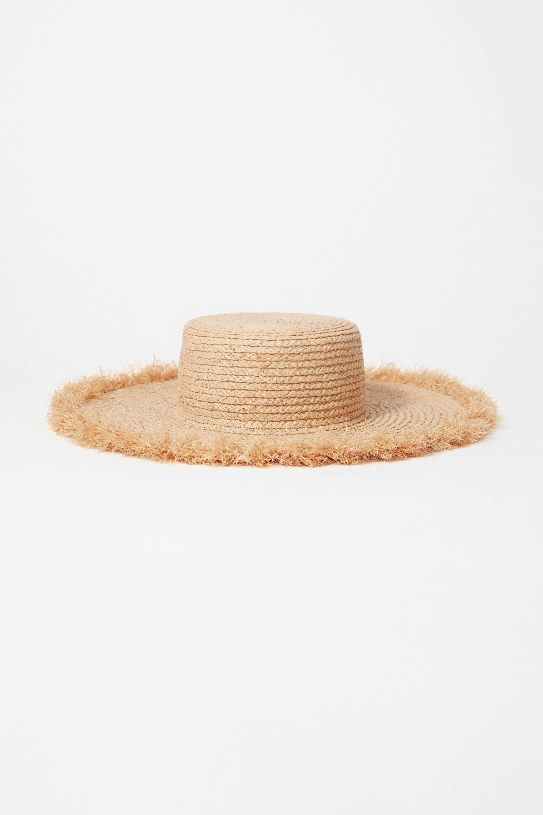 Chapeau en raphia à franges | H&M (FR, IT, ES, PT, BE)