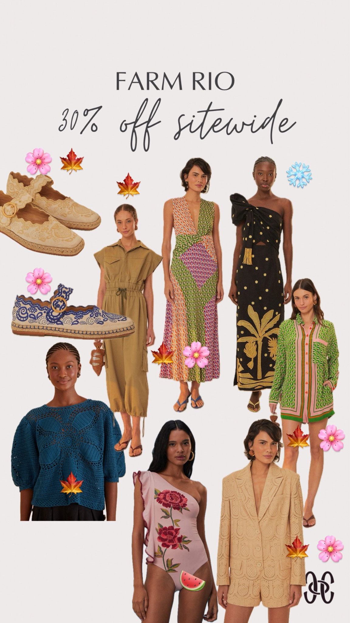 30% off sitewide at Farm Rio - SUNSHINE30 

#LTKSaleAlert #LTKSeasonal #LTKFallSale