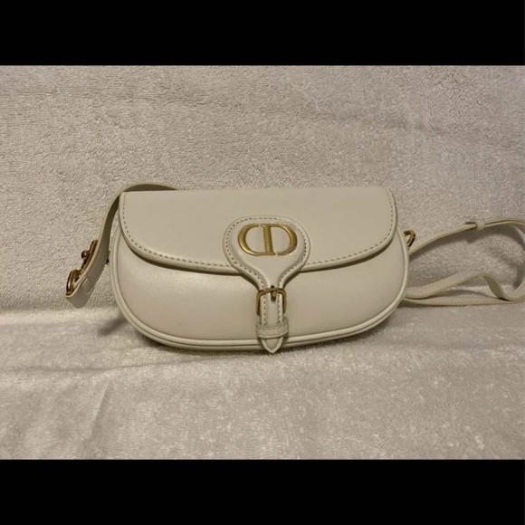 Christian Dior mini Bobby bag white | Poshmark