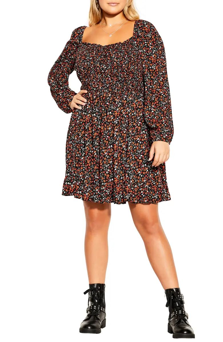 Floral Print Long Sleeve Dress | Nordstrom | Nordstrom