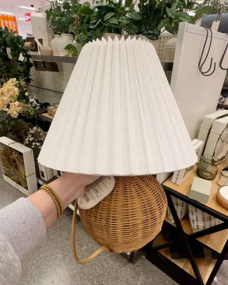 Natural Wicker Table Lamp. Home decor from Target.
#targetfinds #target #targethome 

#LTKhome #LTKfindsunder100 #LTKMostLoved