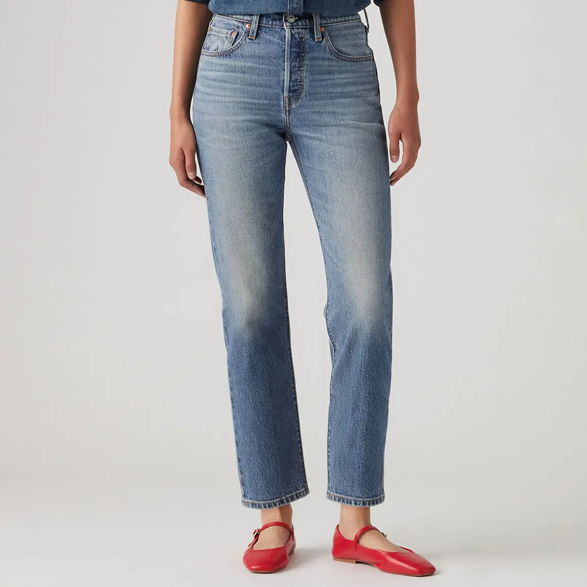 Blue 501® Crop Jeans | BrandAlley