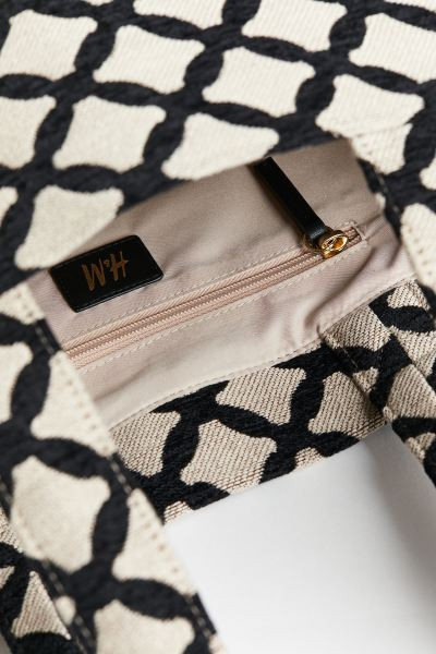 Cotton-blend shopper | H&M (UK, MY, IN, SG, PH, TW, HK)