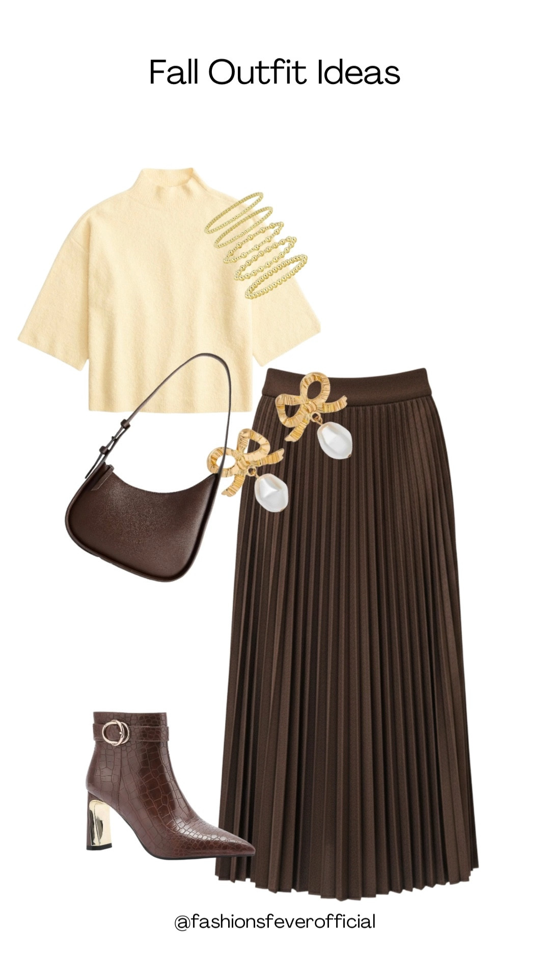 Easy Fall/Winter 2025 Outfit for a chic casual look. This fall outfit inspo can be created using fall/winter wardrobe basics that are timeless like a textured or a knit sweater top with a chocolate brown pleated skirt. It’s a combination of the major 2025 fall trends colors for women. Slay the autumn in style!
#LTKSeasonal

#LTKstyletip #LTKworkwear