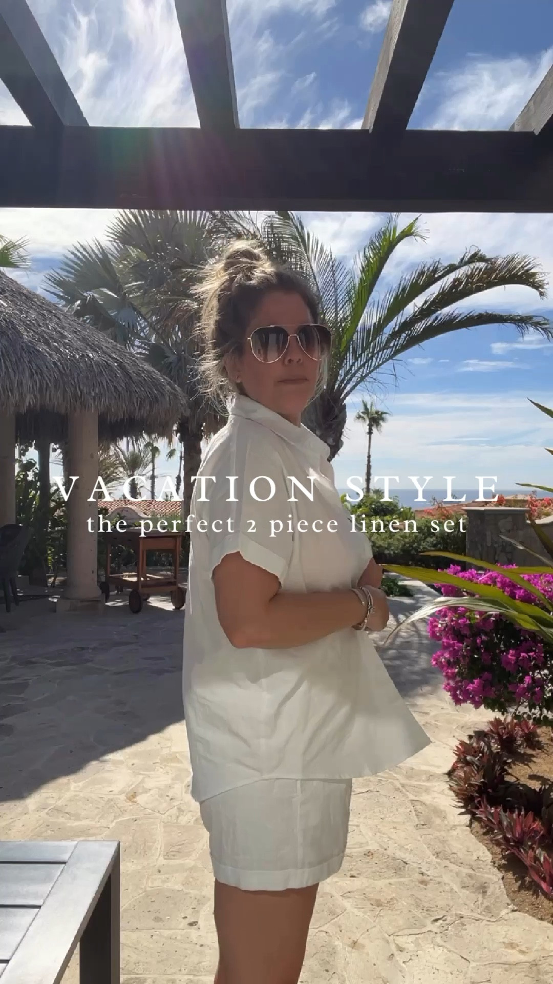 Linen 2 piece set - perfect for your next beach vacation. It has pockets! 

#LTKtravel #LTKSpringSale #LTKswim