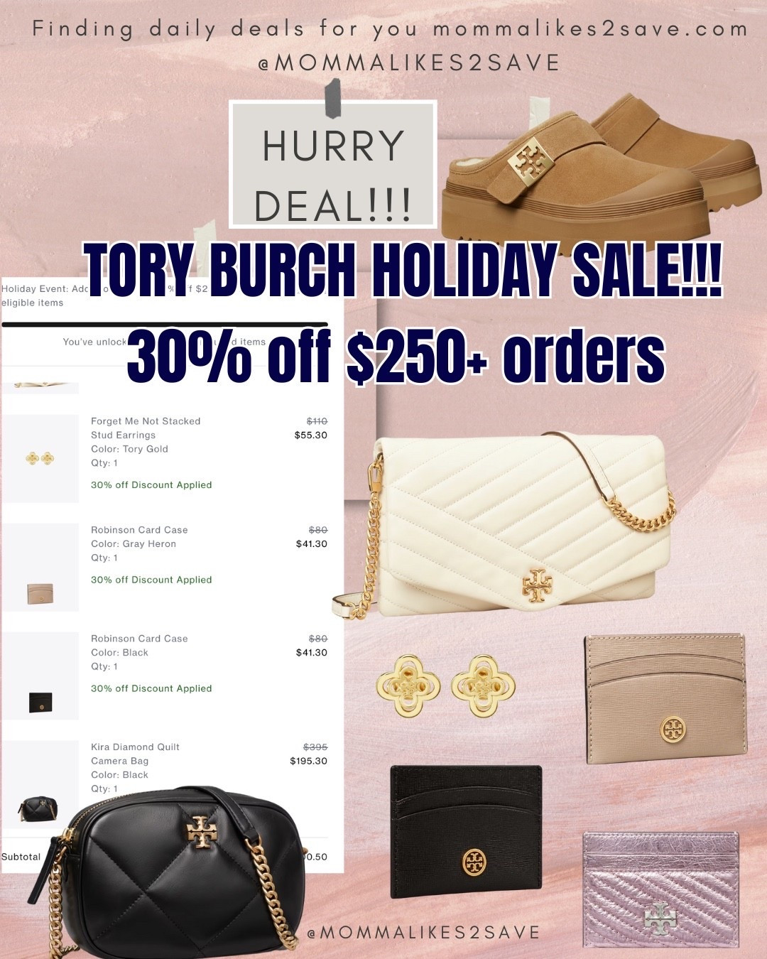 Amazing time to grab nice gifts for self or others Tory Burch orders over $250 are getting 30% taken off! We love a holiday sale 

#LTKGiftGuide #LTKHoliday #LTKSaleAlert