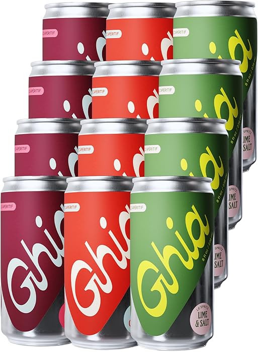 Ghia Non-Alcoholic Le Spritz | Variety 12-Pack | Canned Mocktail & Cocktail Mixer, Zero Proof Spa... | Amazon (US)