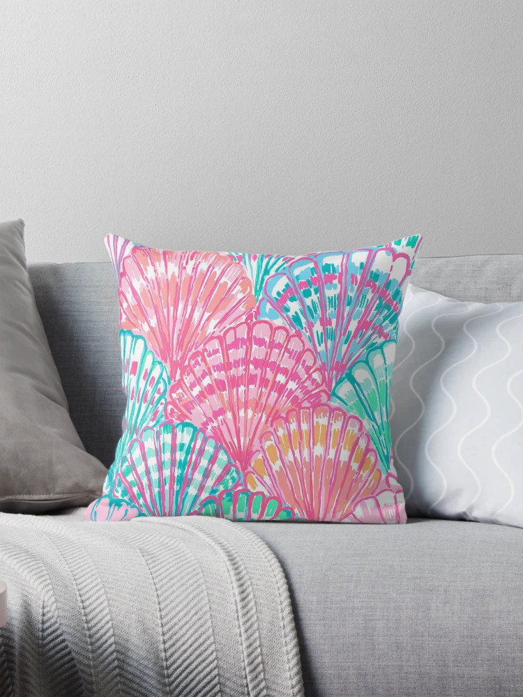 colorfull shell Pillow | Redbubble (US)