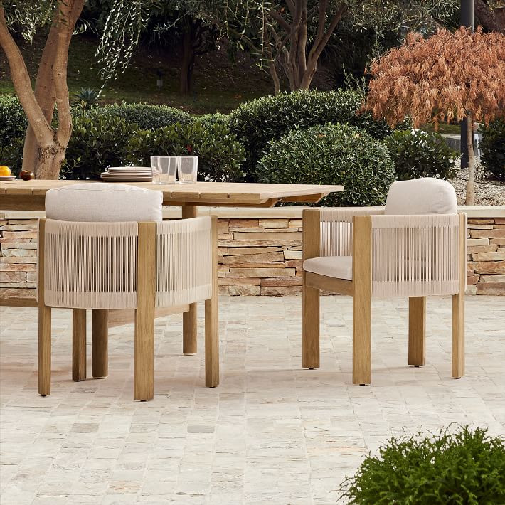 Porto Outdoor Dining Chairs | West Elm (US)