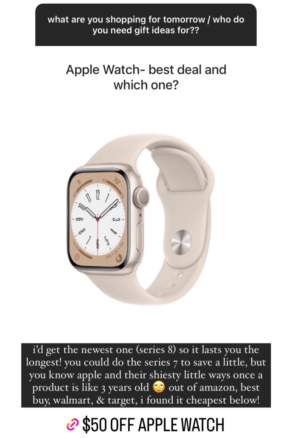 Apple Watch on sale, perfect Christmas gift! 

#LTKHoliday