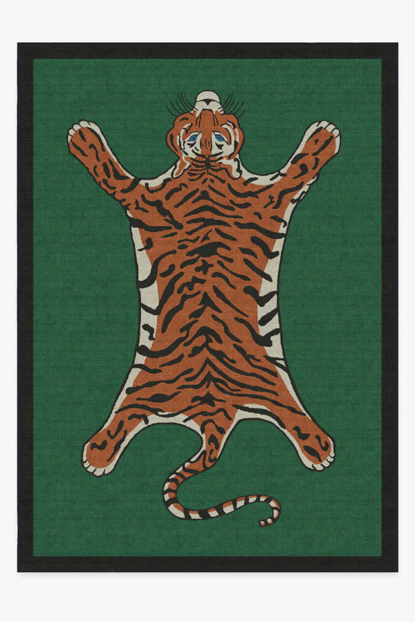 Tiger Emerald Flatwoven Rug by Jonathan Adler | Ruggable