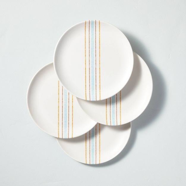 Casual Stripes Bamboo-Melamine Salad Plate - Hearth & Hand™ with Magnolia | Target