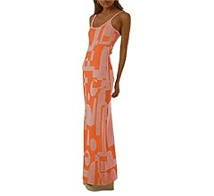 Fabumily Sexy Knit Bodycon Dress for Women Sleeveless Spaghetti Strap Cut Out Maxi Dress Backless... | Amazon (US)
