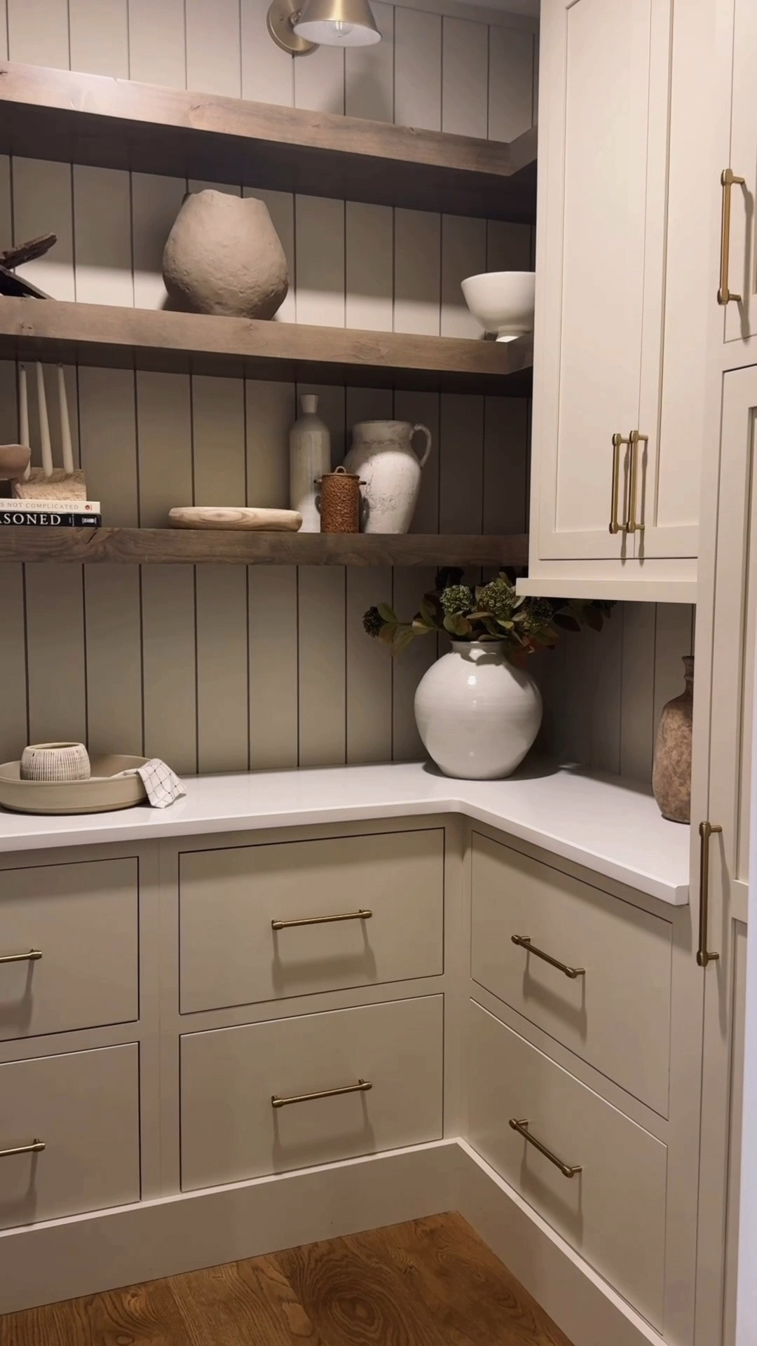 This pantry use to be labeled jars and was so cluttered to me so I decided to utilize the drawers more and make it an extension of our kitchen decor.

#LTKHome #LTKSaleAlert