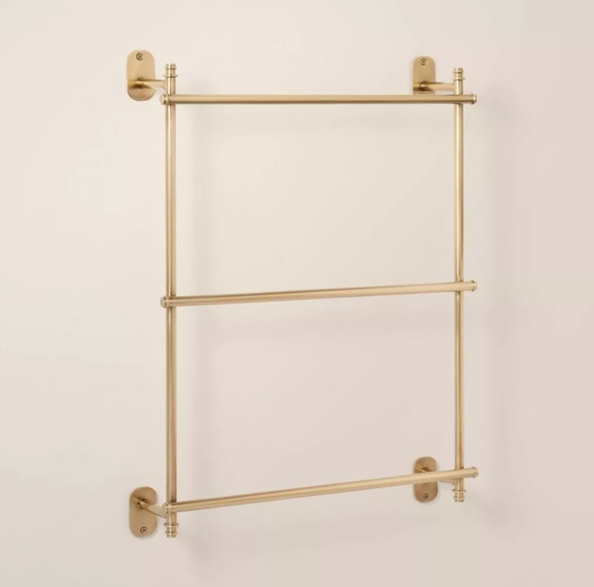 Wall-Mounted Brass Ladder Towel … curated on LTK