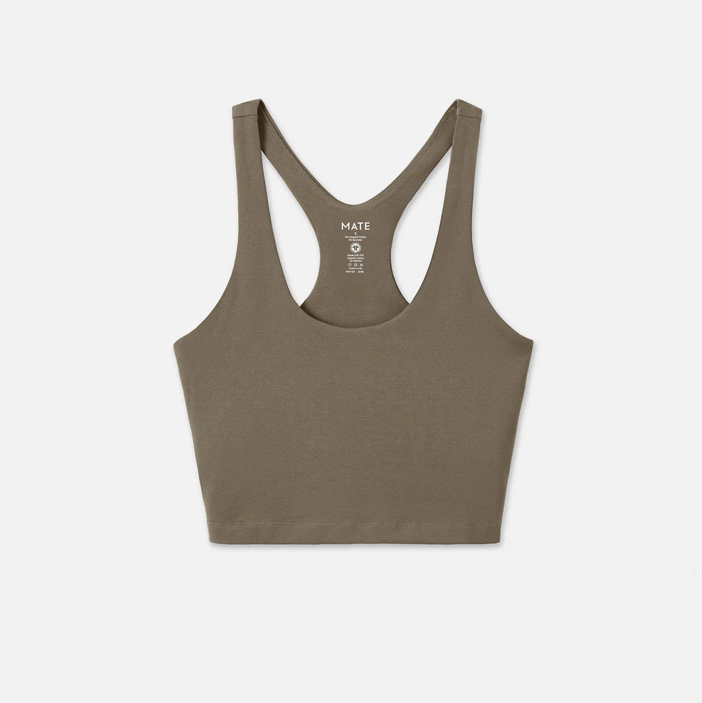 Organic Stretch Racer Tank | MATE The Label