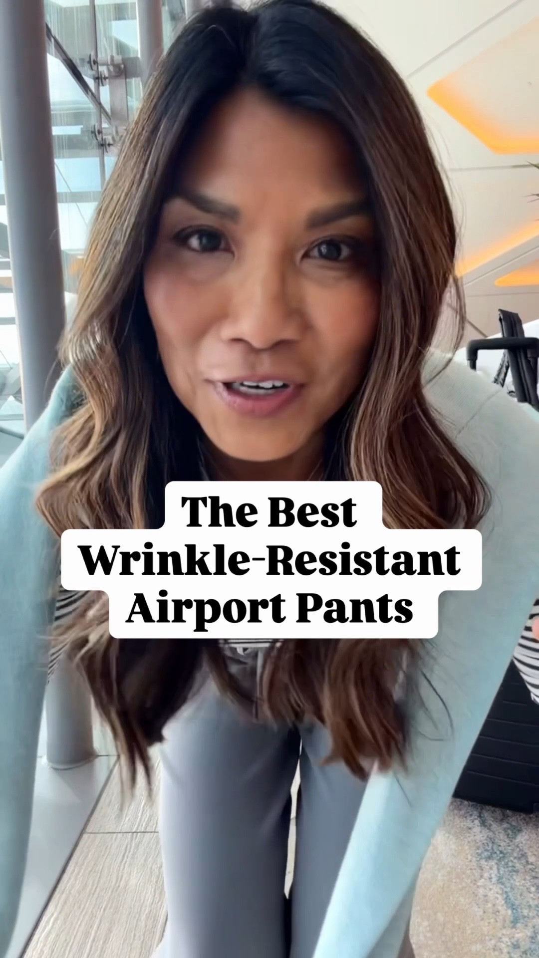 I’m 5’2” 118#ish for reference 
Pants in size small short length tts, color Riverstone Grey. I also have it in black. 
Top in small tts.
Sweater in small tts. 
Shoes tts.
Luggage(regular carry-on)personal bag, black crossbody(small size)bag all linked.
Airport outfit, travel
Outfit, over 50 style, midlife fashion, petite fashion,midlife fashion, affordable fashion, fashion over40 


#LTKPetite #LTKTravel #LTKOver40