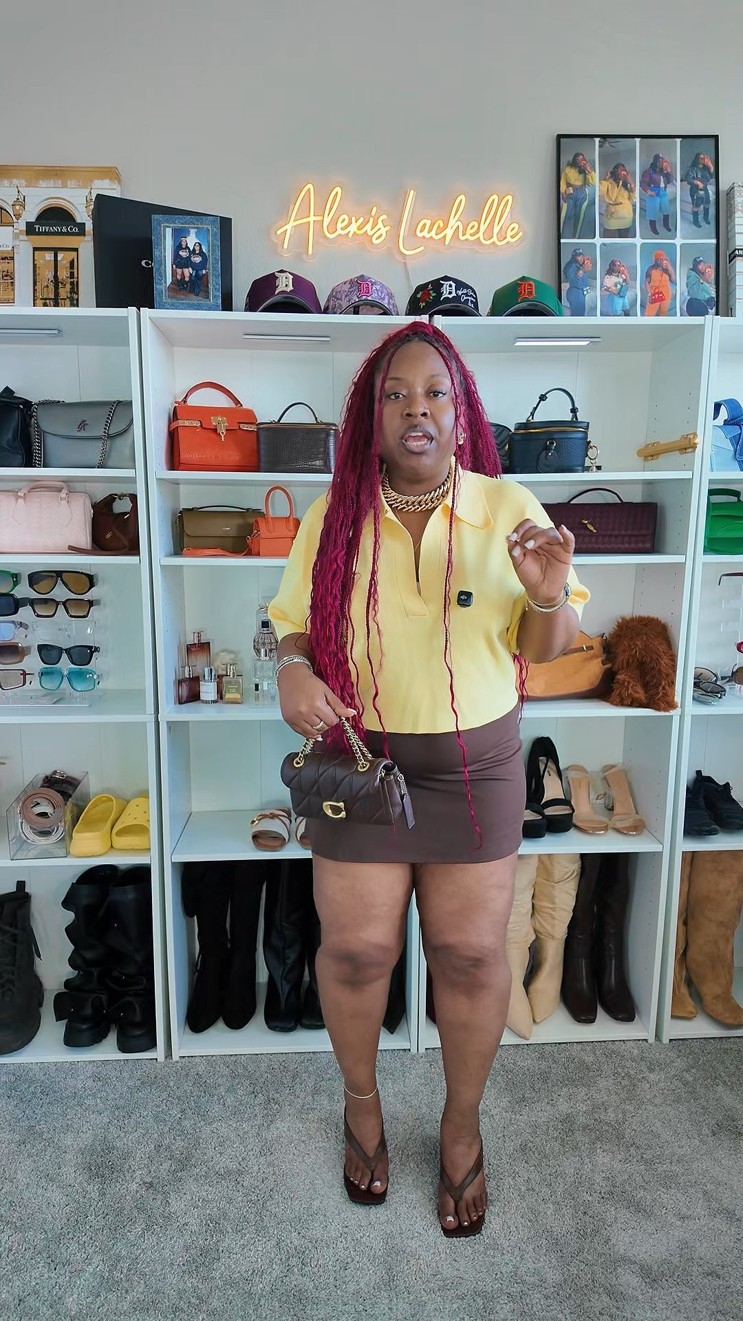 Simple pieces styled with intention 🤎✨

One thing I’m learning while rebuilding my wardrobe is that elevated style is really about silhouettes, color palettes, tailoring, and accessories — not just expensive clothes.

This look is giving rich basics without doing too much 👏🏽 The butter yellow top mixed with the chocolate brown mini and gold accessories makes everything feel so polished and feminine.

Top + skirt are Target and the sandals are Amazon 🤎

Top: M
Skirt: XL
Shoes: 9.5