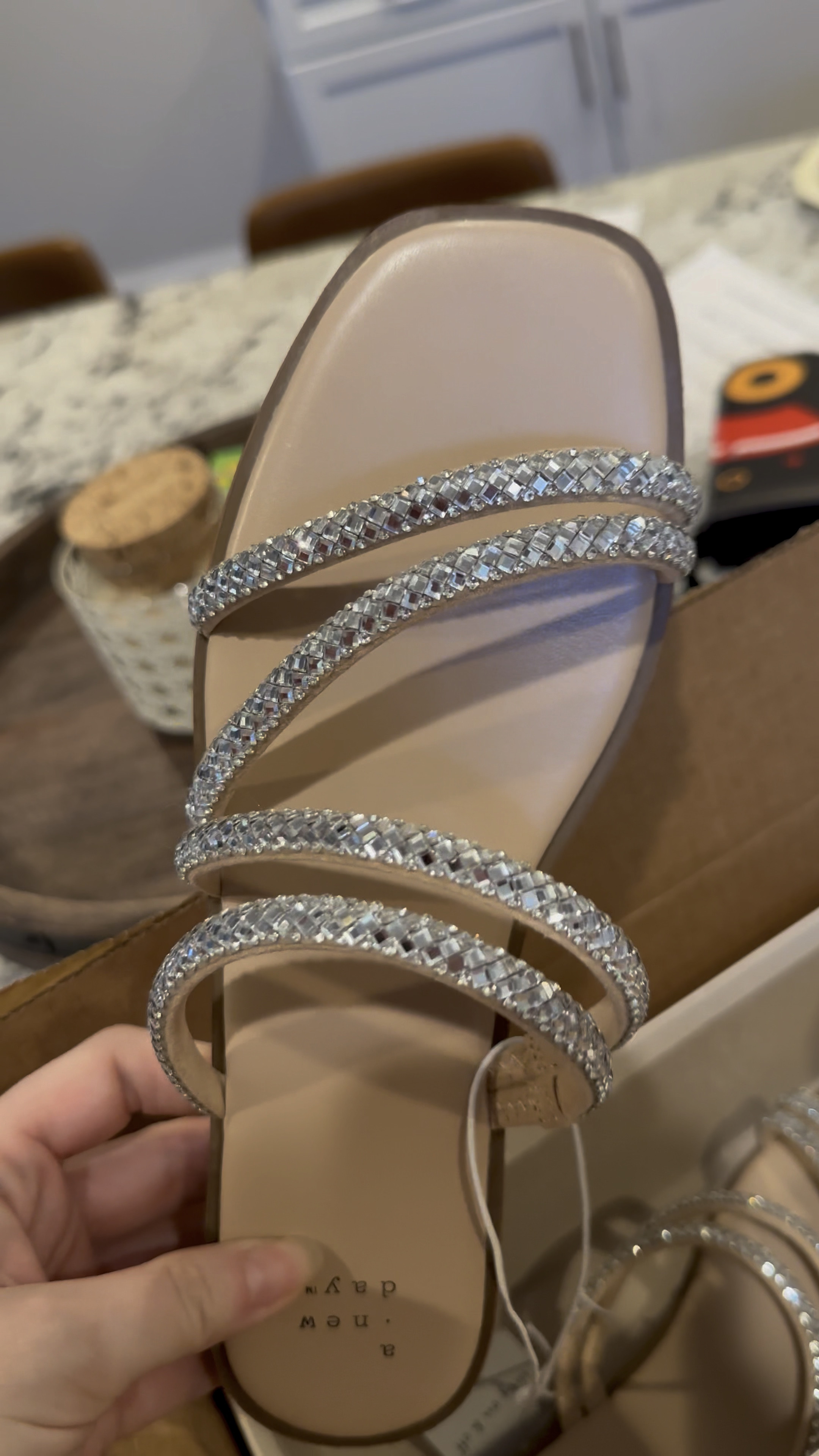 Sandals, shoes, flats, sandal, target, rhinestone, embellished, wedding, 

#LTKshoecrush #LTKwedding #LTKSeasonal