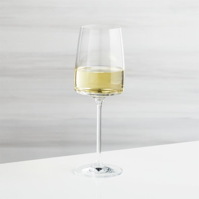 Level White Wine Glass + Reviews | Crate & Barrel | Crate & Barrel