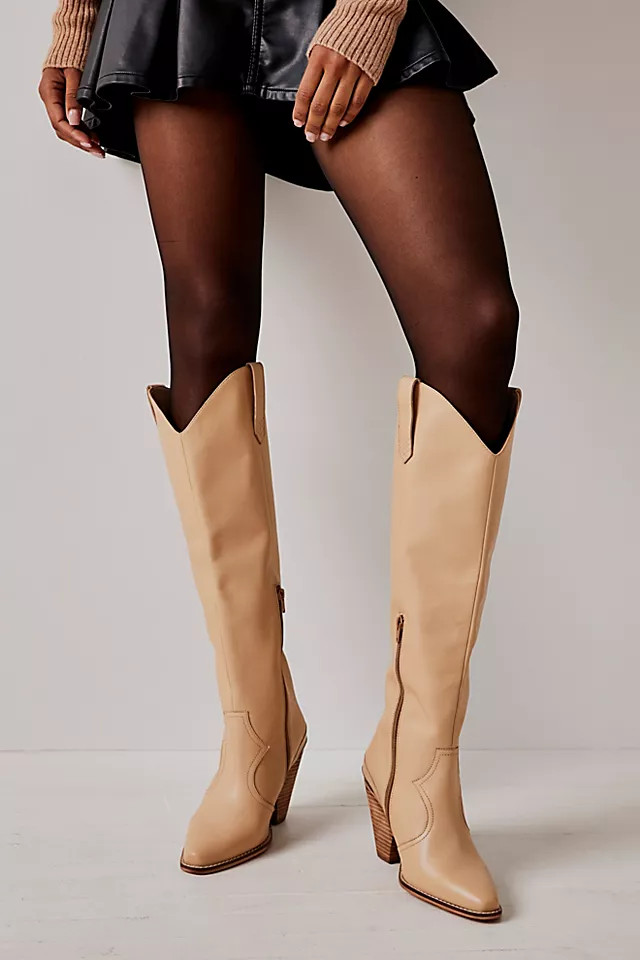 Leni Tall Western Boots | Free People (Global - UK&FR Excluded)