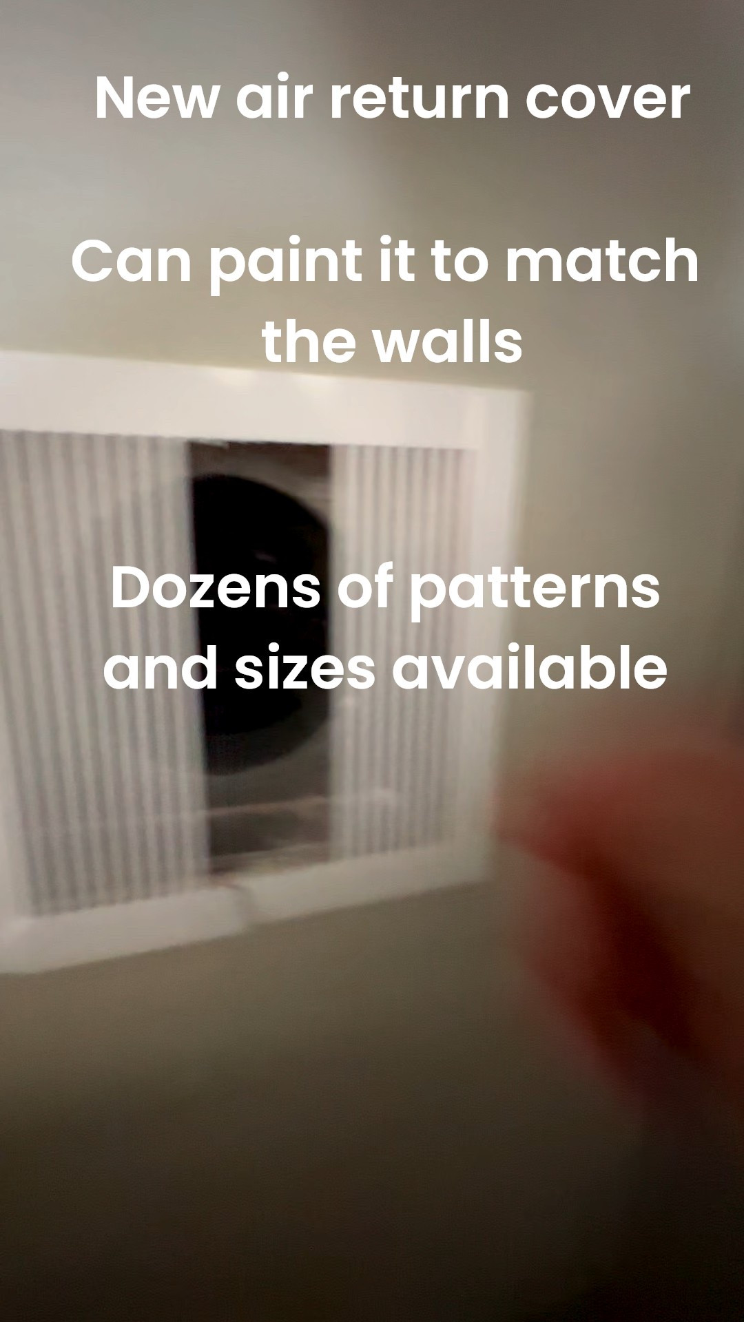 My kids destroyed this return cover and found this much higher quality, very customizable and paintable cover to replace it. Just order the size of the vent and add a little adhesive to the edges and stick it on  

#LTKHome