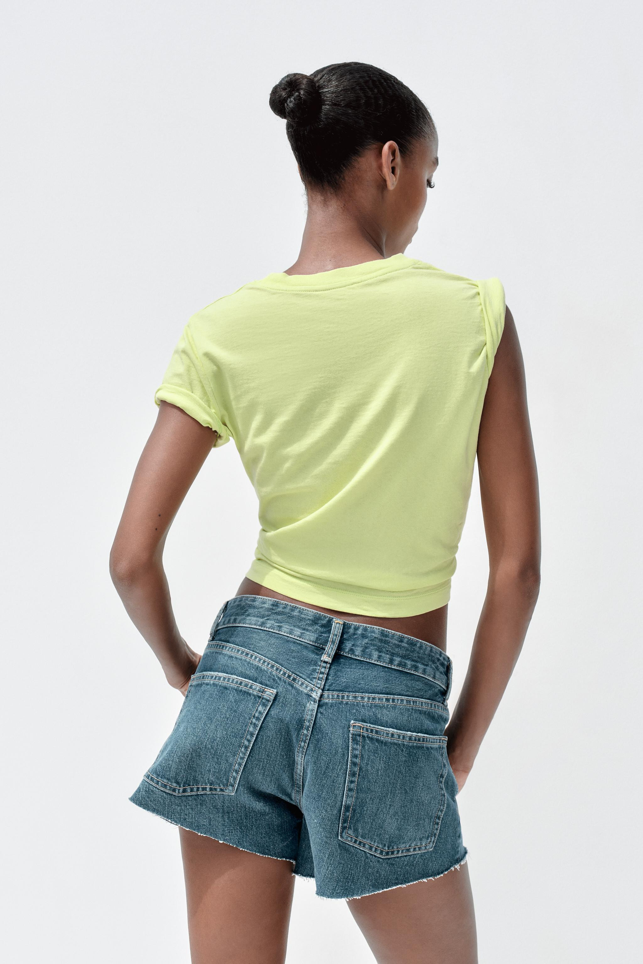 WASHED T-SHIRT WITH TEXT | Zara US