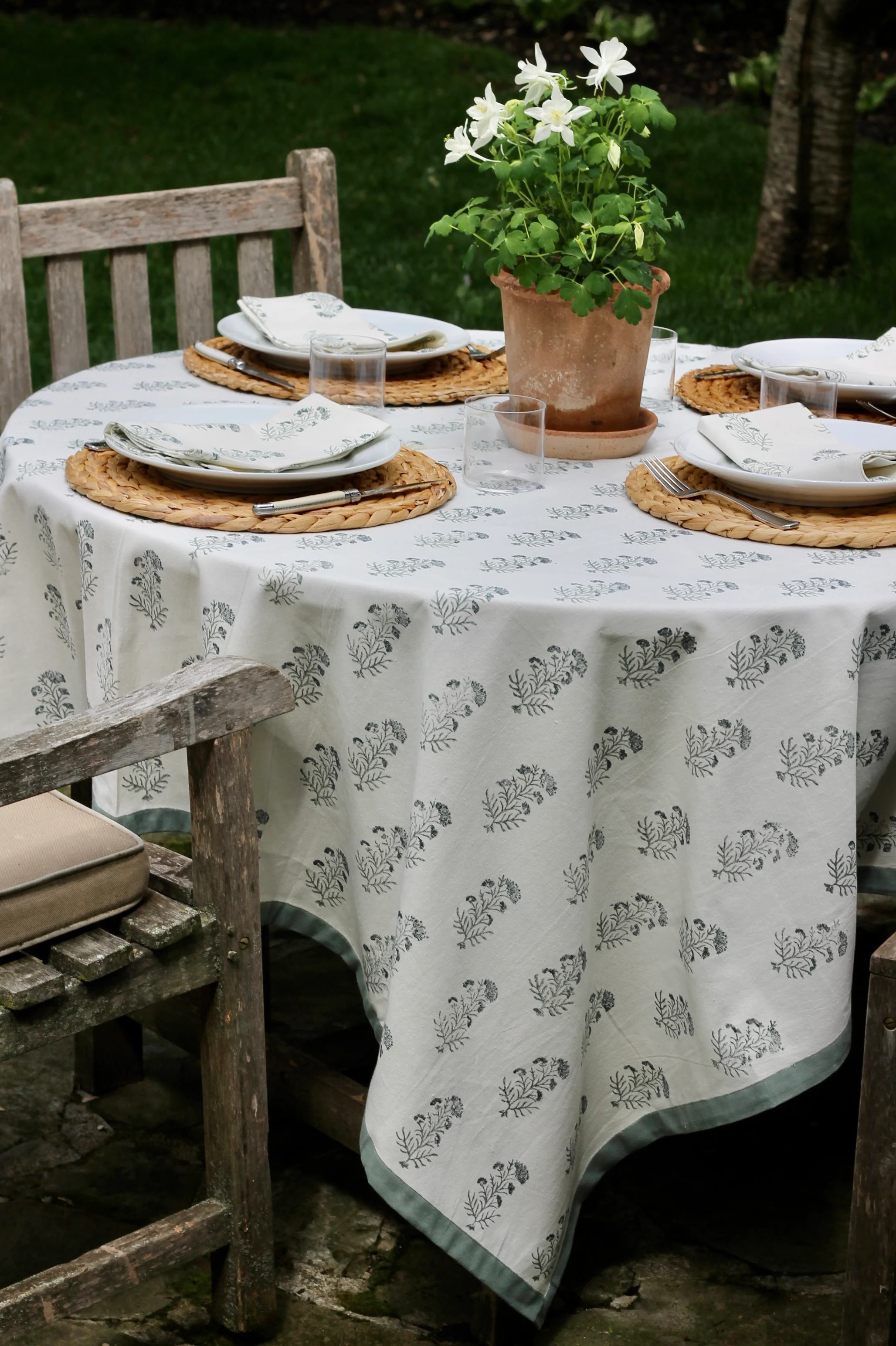 Charlotte in Blue Tablecloths | JSH Home Essentials