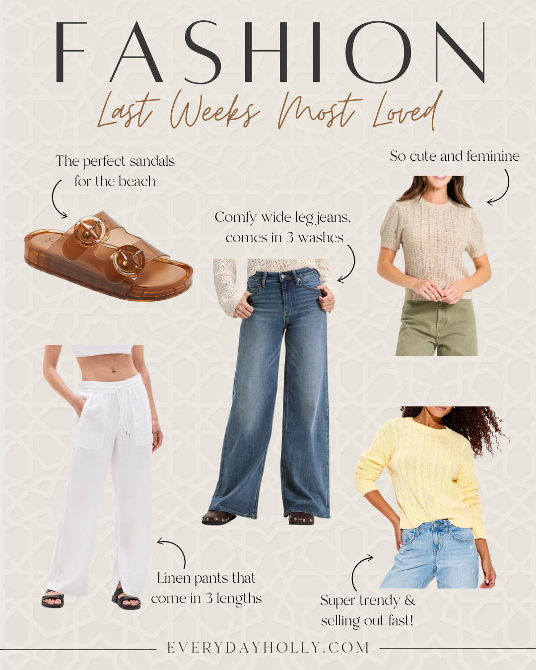 Last week's most loved fashion finds, best sellers, trending spring fashion from Target and Athleta, linen pants, spring sweaters, comfortable jeans, sandals for the beach, everydayholly 

 #LTKootd #LTKSeasonal #LTKPetite