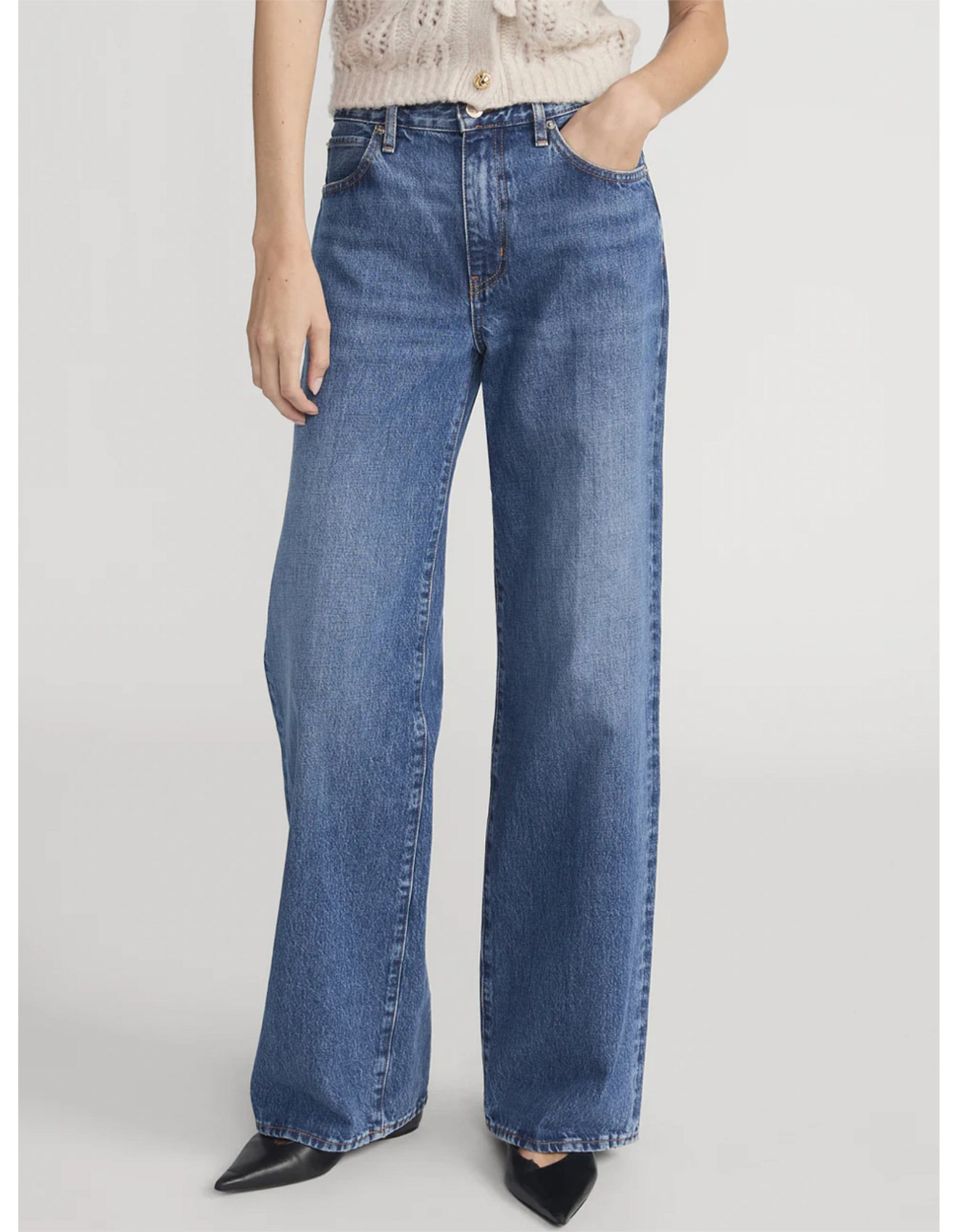 The Stroll Wide Leg Jean | David Jones (Australia & New Zealand)