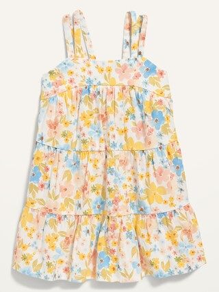 Sleeveless Floral All-Day Tiered Swing Dress for Baby | Old Navy (US)