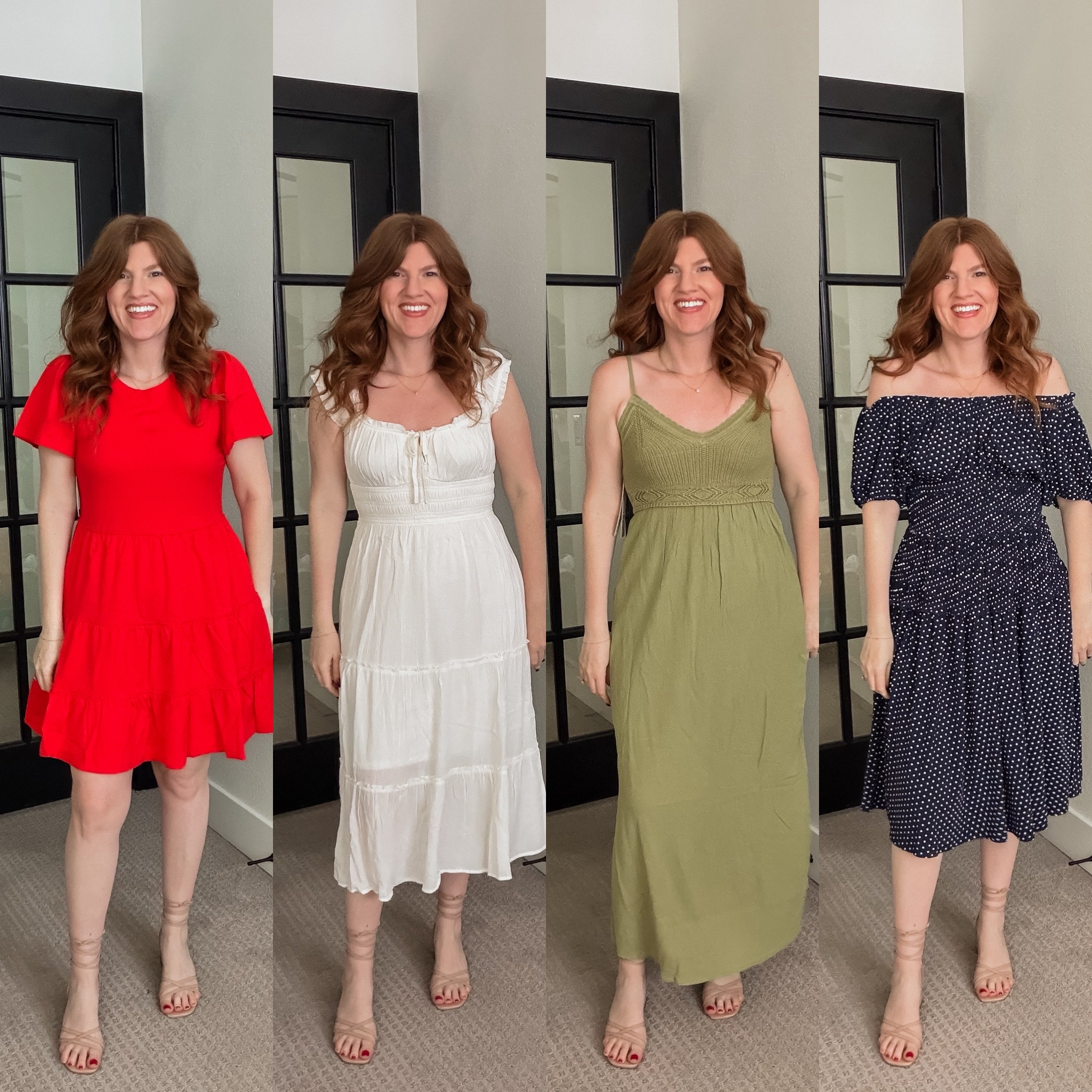 Spring dresses from Walmart. 

#LTKPetite #LTKSeasonal #LTKootd