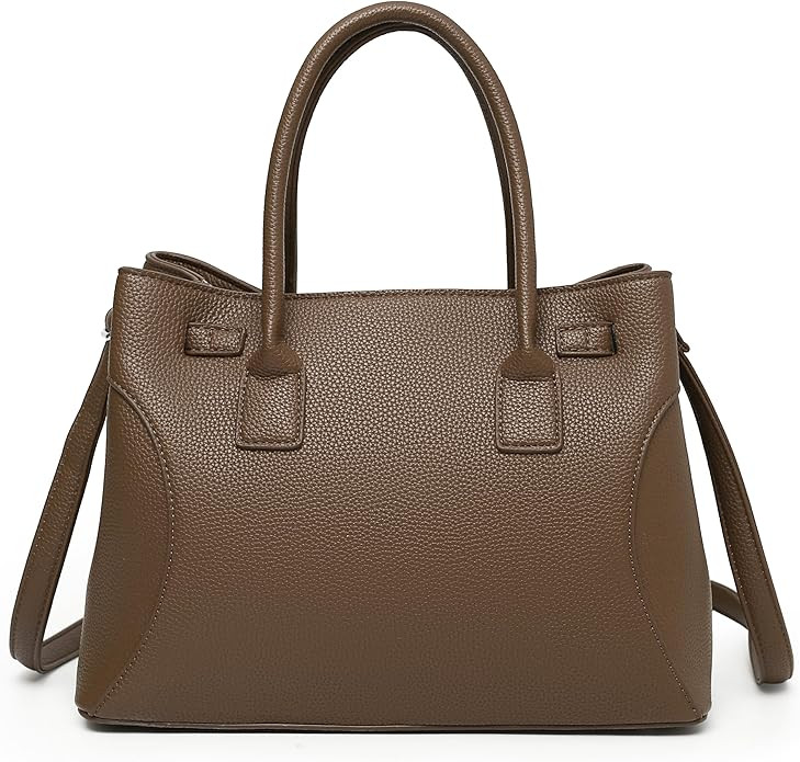 Eslcorri Women Top-Handle Satchel Bag Medium Tote Handbags Trendy Shoulder Purse PU Leather Ladie... | Amazon (US)