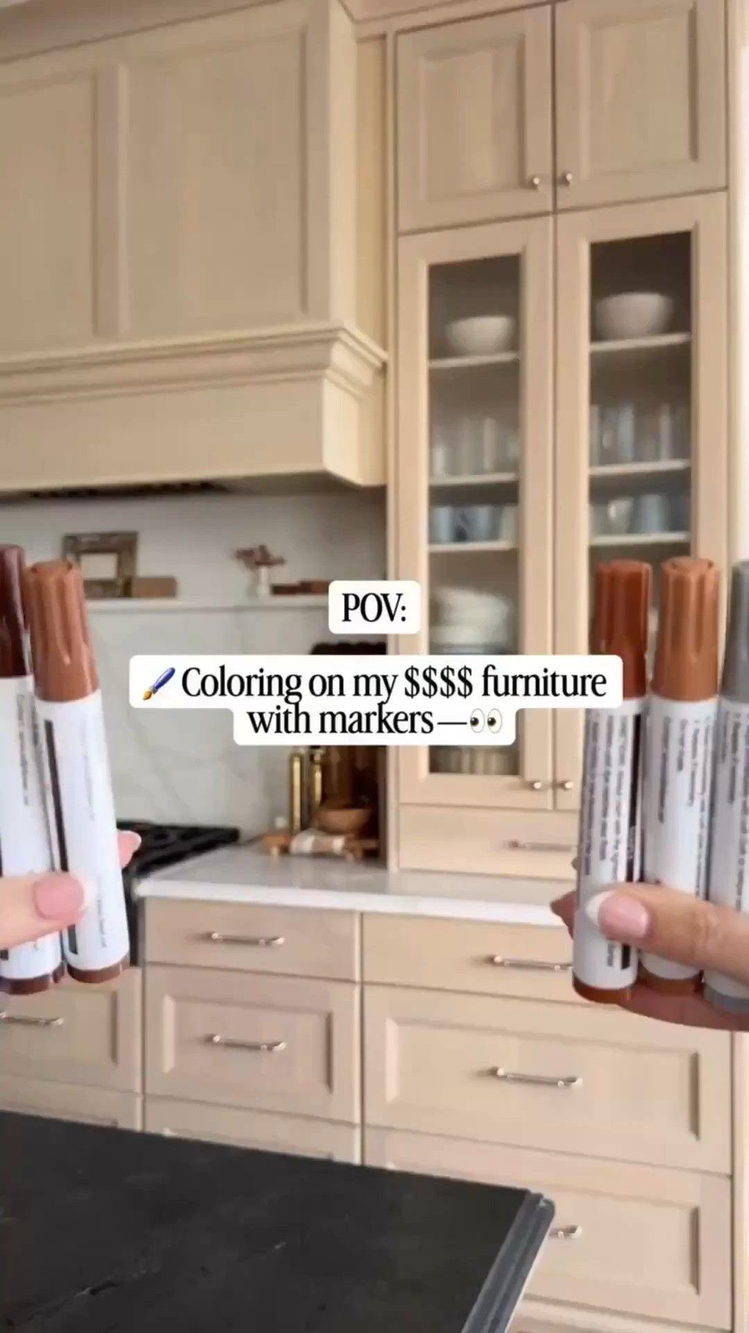 I’ve used this designer hack for years!✨ Inexpensive wood furniture touch-up markers I’ve loved as a home design enthusiast and that has hidden sooooo many scuffs, scratches, dents, and dings in my home. 🤌🏼

I’ve used furniture markers for years as my go-to for touching up furniture, wood floors, cabinets, baseboards, decor, trim and more. It makes my home design-loving heart so happy!

While nothing is a 100% perfect color match, this marker set is close enough that no one will notice unless they are really looking for it. 

Honestly, every homeowner should have a set! —Particularly those who care about the styling and aesthetic of their homes: 

These little markers can make a real difference in preserving the overall beauty of wood longer so that scratches aren’t staring us in the face, and dings aren’t what people notice first.

#wood furniture #amazonhomehacks #amazonhome #amazonhomefinds

#LTKHome #LTKmomlife #LTKdayinmylife