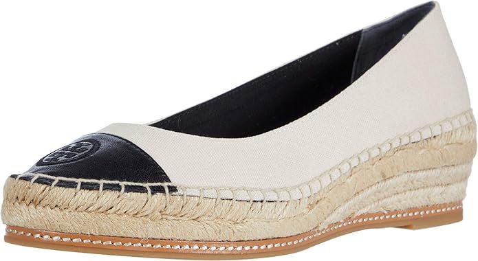 Tory Burch Womens Canvas Wedge 50MM Espadrilles Shoes | Amazon (US)