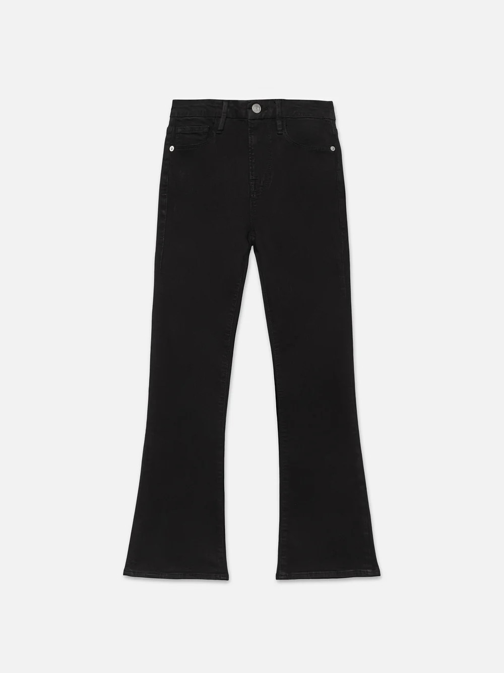 Le Crop Mini Boot  in  Film Noir | Frame Denim