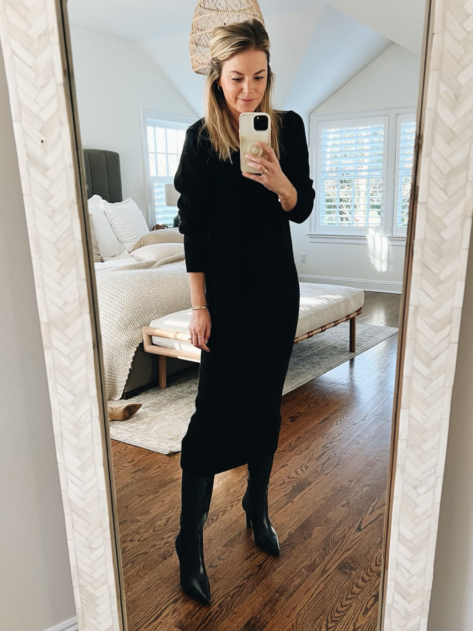 My knee high Vince camuto boots are on flash sale for $99, normally $249 with code FLASH99 // I have the 7.5 in black and the 8 in tortilla and they fit the same (I’m a true 7.5) 

#LTKunder100 #LTKsalealert #LTKshoecrush