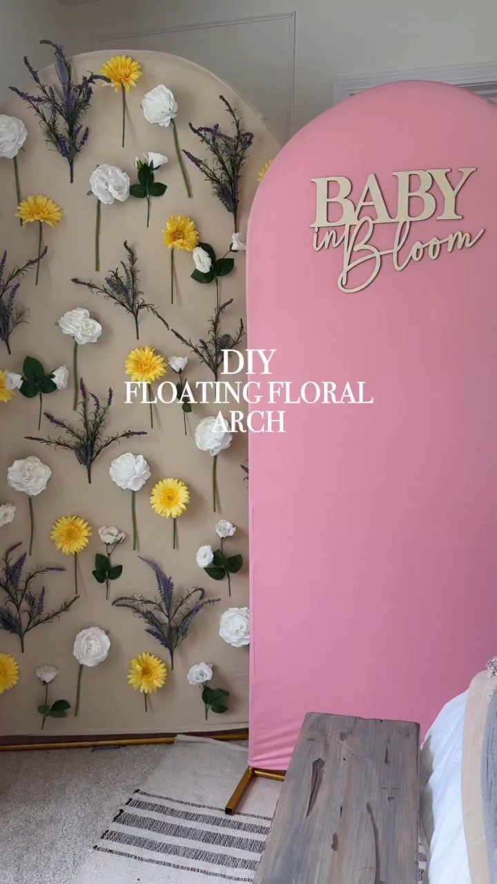 Hosting this year?! DIY a floral backdrop on a budget! 🌼 

I’m using this for my baby shower and it was SO simple to put together! And best part yet, you only need 3 things to hang your flowers:

Your own flowers (I only bought 2 sets of each floral bundle)
Safety pins
Wire cutters 

Comment SHOP to copy this look and big discounts on the faux flowers! 💐 

#diycrafts #floralarch #diyflowers #floralbackdrop #diyhomedecor