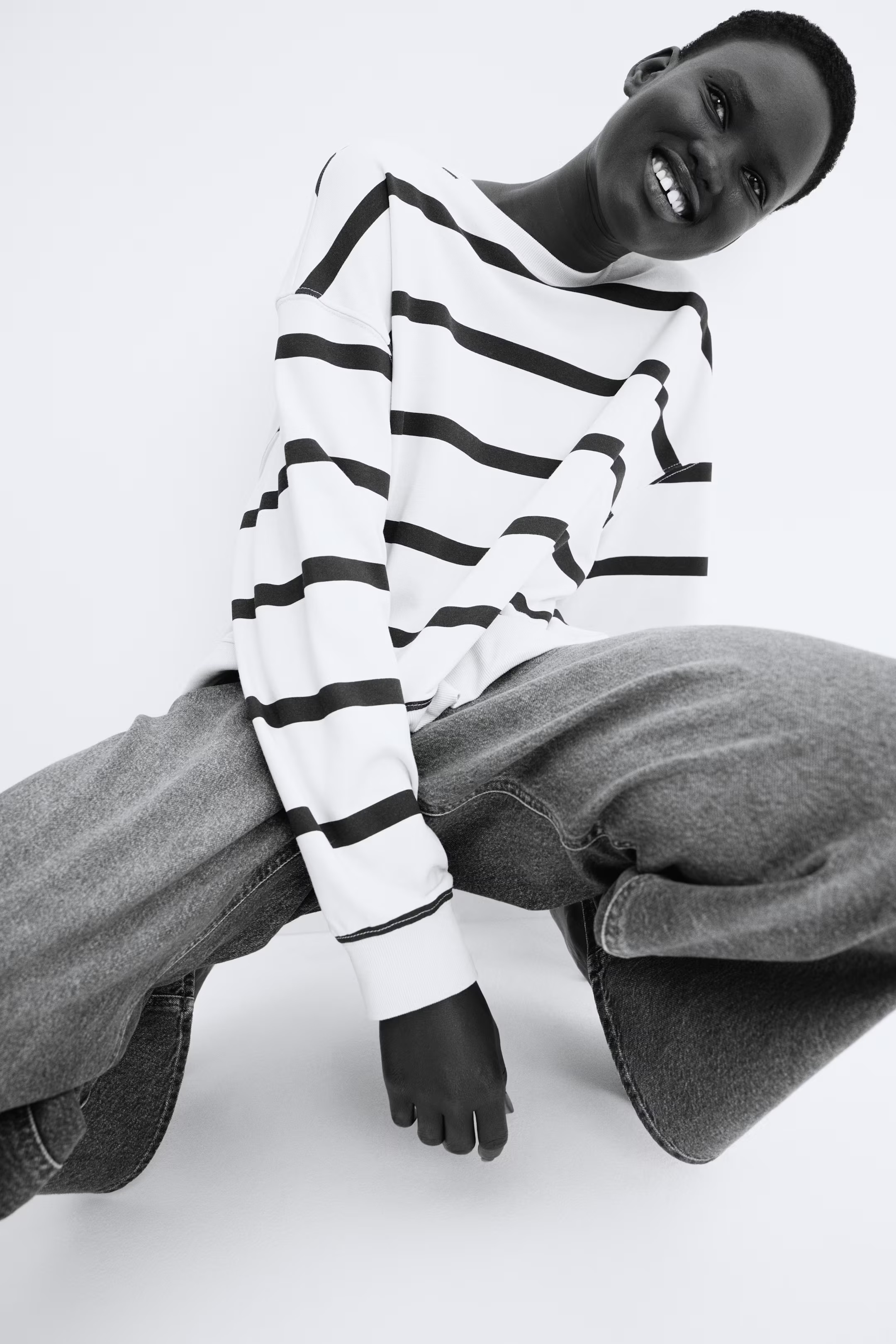 Sweat-shirt à emmanchures descendues | H&M (FR, IT, ES, PT, BE)