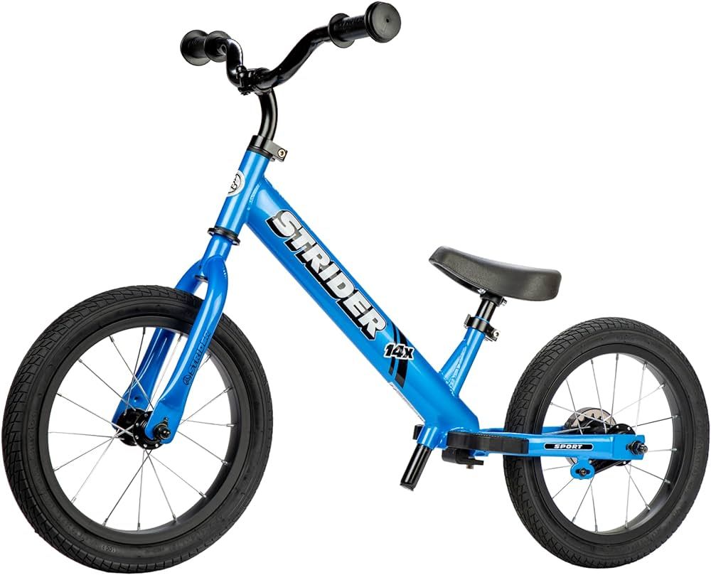 Strider 14x - Balance Bike for Kids 3 to 7 Years - Includes Custom Grips, Padded Seat, Performance F | Amazon (US)