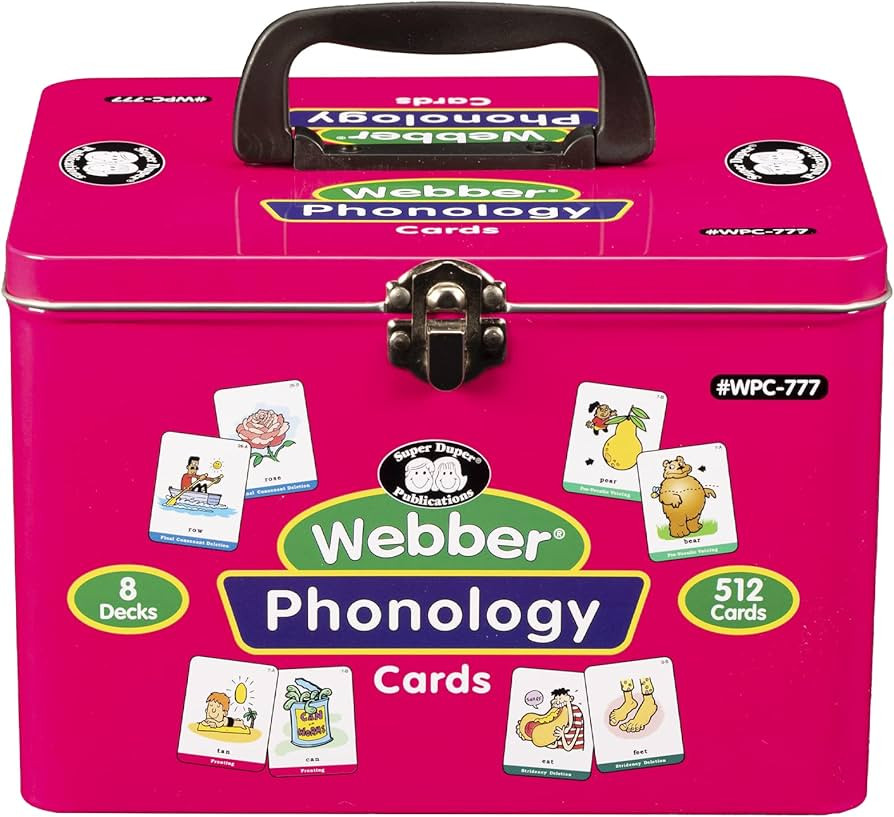 Super Duper Publications | Webber® Illustrated Phonology Eight Fun Decks Combo | Communication a... | Amazon (US)