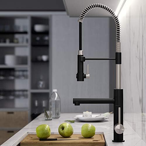 Kraus KPF-1603SFSMB Artec Pro 2-Function Commercial Style Pre-Rinse Kitchen Faucet with Pull-Down... | Amazon (US)