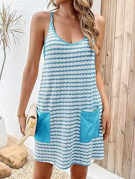 Fisoew Womens Tennis Athletic Dress Mini Romper Dress with Built in Shorts Summer Vacation Outfit... | Amazon (US)