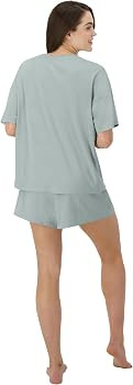Hanes Women's Pajamas Set, Comfywear Pajamas for Women Set, Originals SupertSoft Loungewear, T-Sh... | Amazon (US)